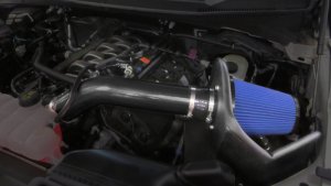 Ford F-150 Performance Air Intake - CORSA Performance - Apex Series Metal Shield + MaxFlow 5 Oiled Filter - Matte Black - `15-`18